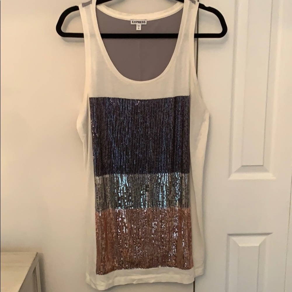 Express sequin tunic tank!